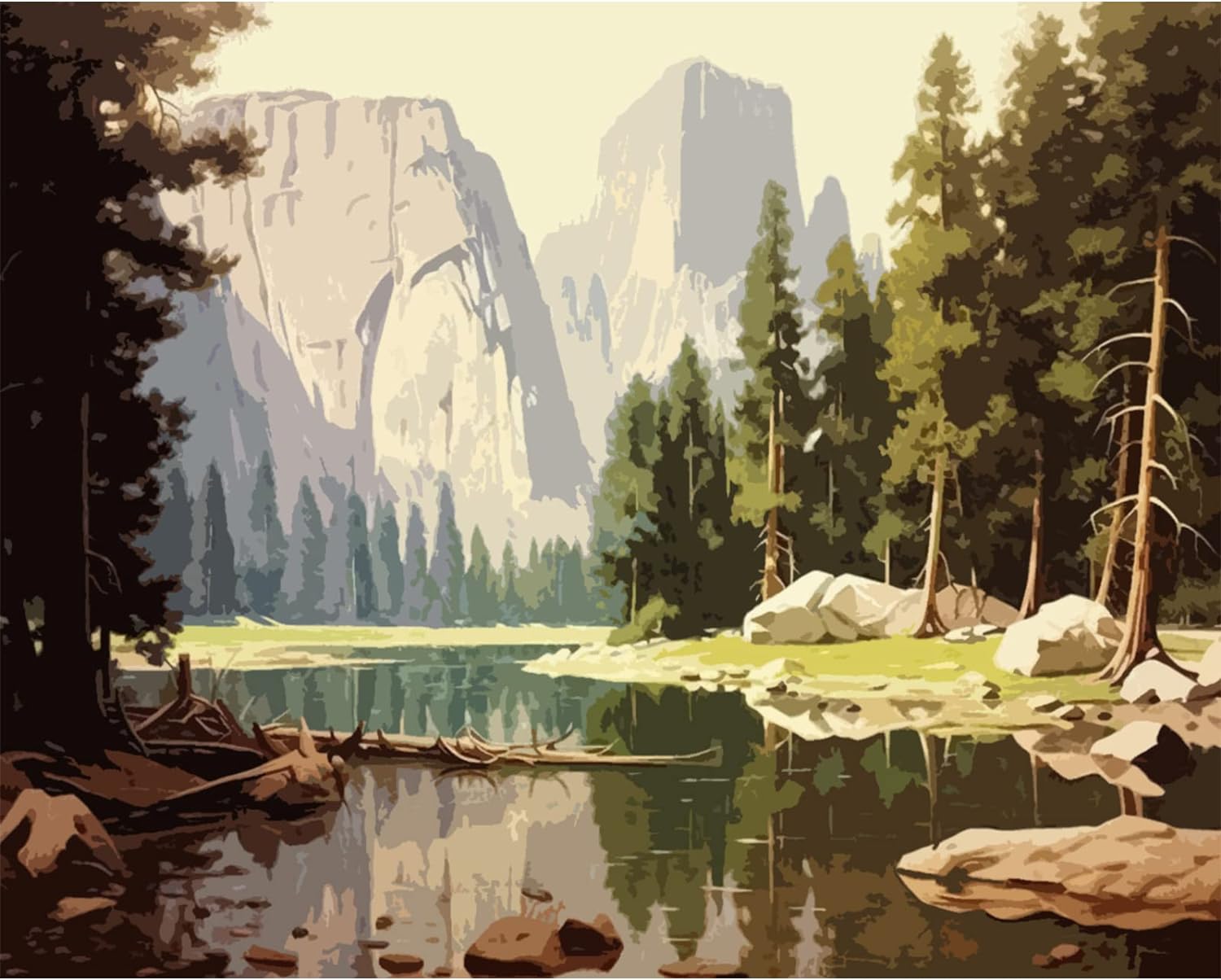 Landscape Paint By Numbers Tucocoo