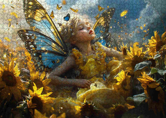 Sunflower Fairy Whispers Jigsaw Puzzle