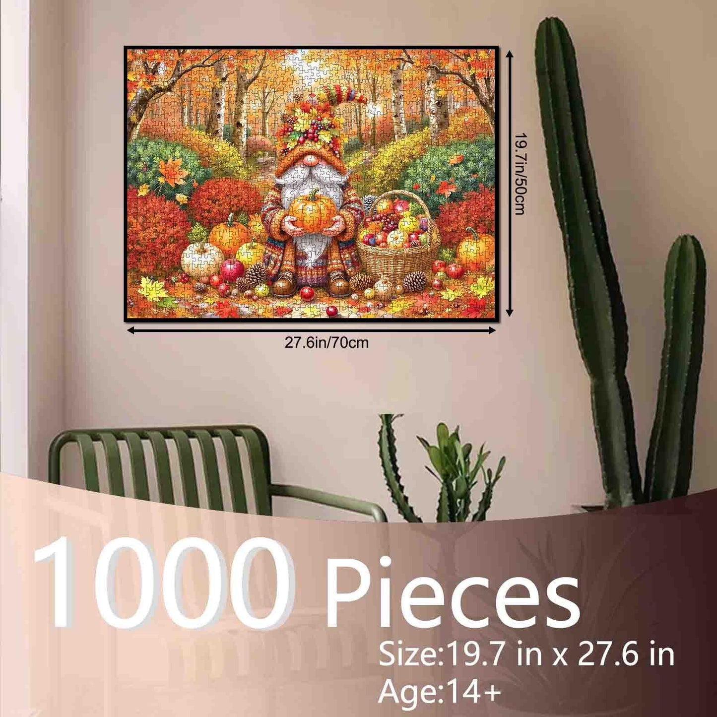 Autumn Forest Gnome Jigsaw Puzzle