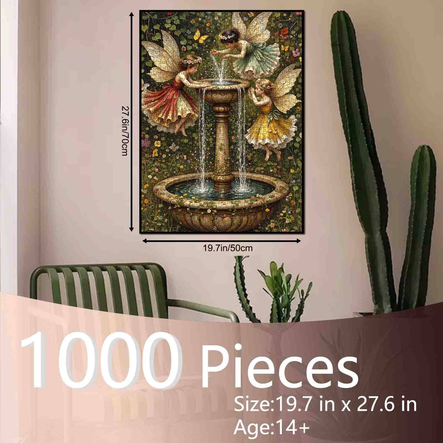 Fairy Fountain Jigsaw Puzzle