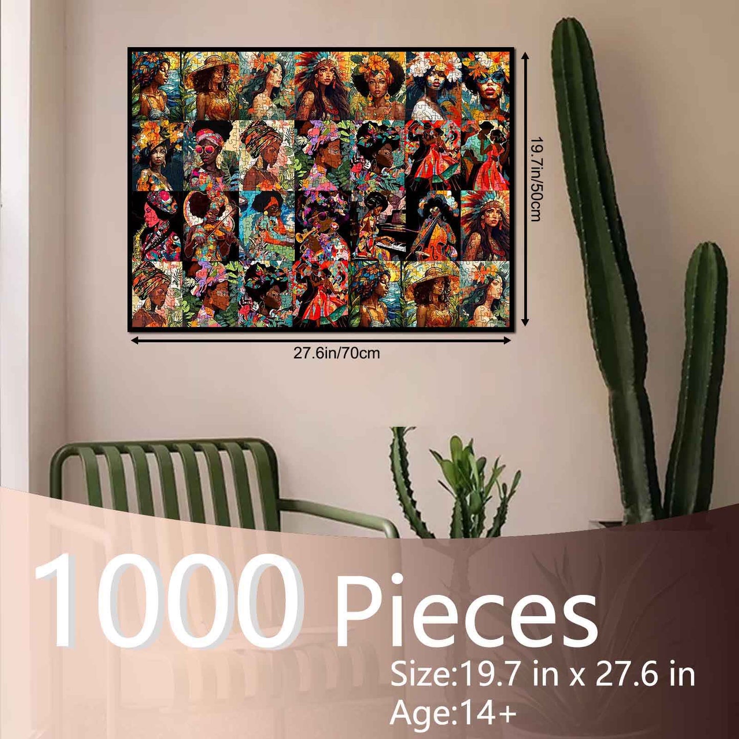 African Beauty Portraits Jigsaw Puzzle