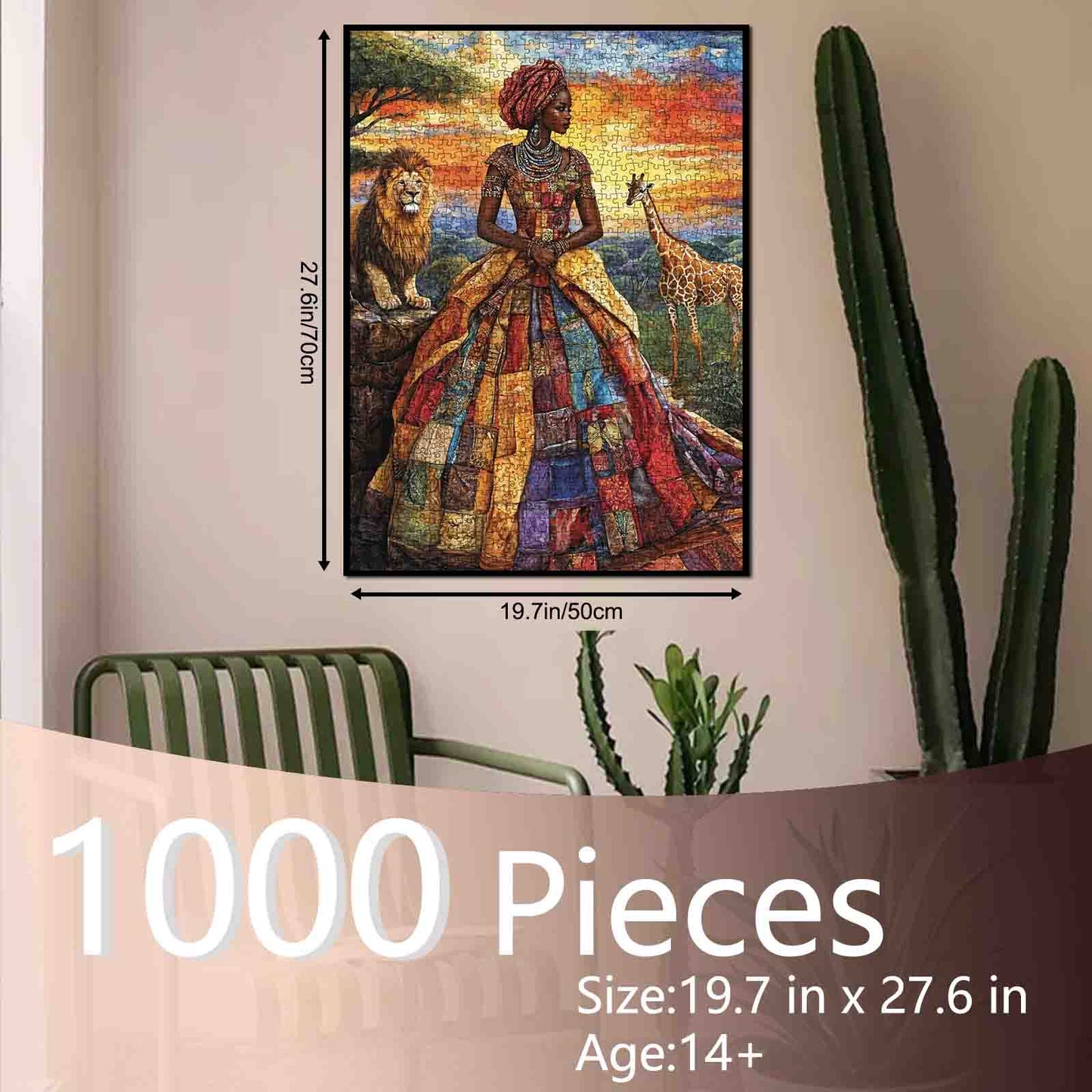 African Sunset Majesty Jigsaw Puzzle