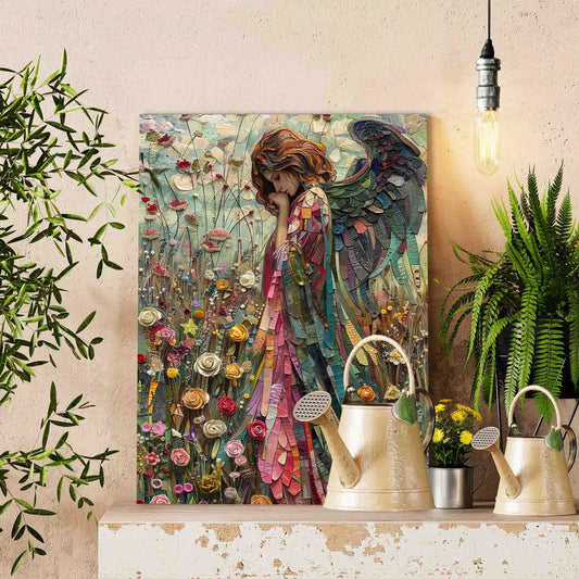 Angel in the Garden Paint by Numbers