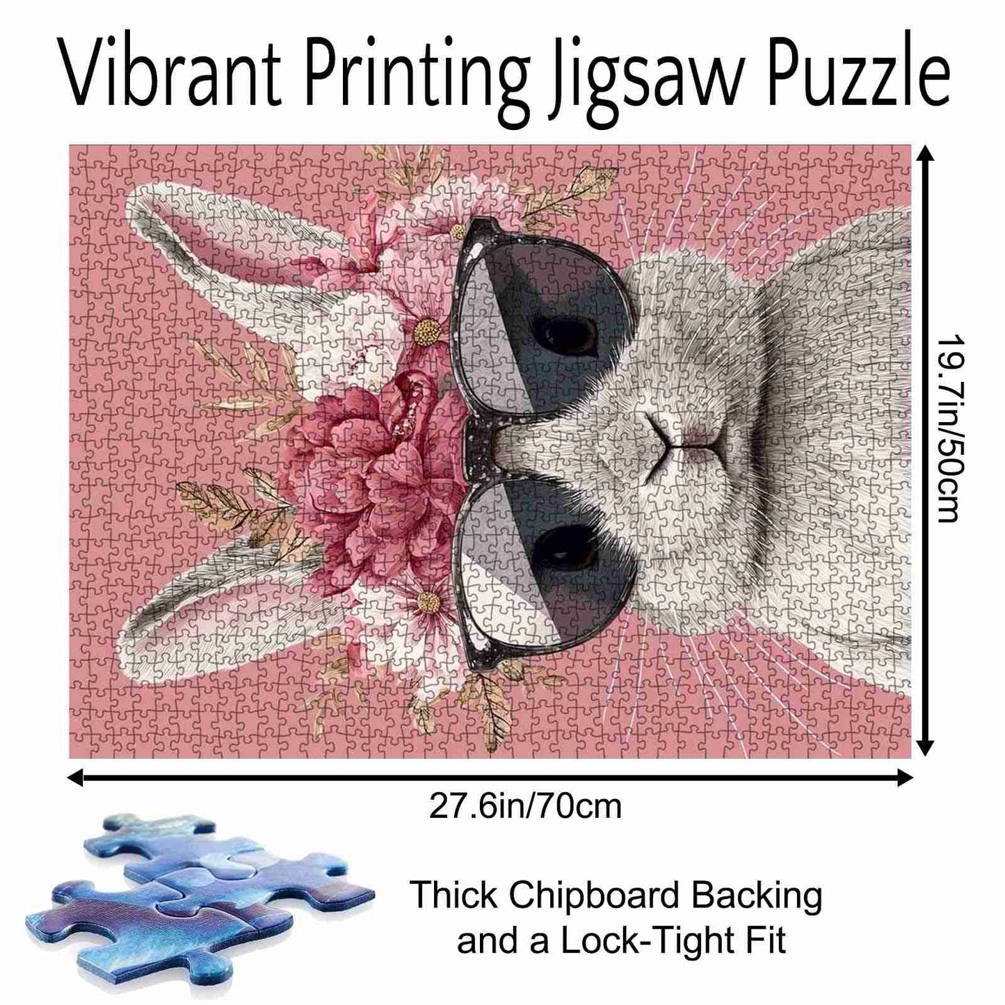 Stylish Bunny Jigsaw Puzzle