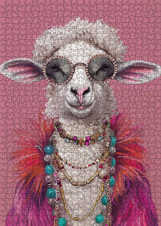 Glamorous Sheep Jigsaw Puzzle