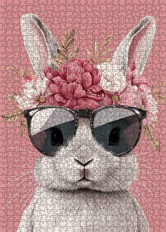 Stylish Bunny Jigsaw Puzzle