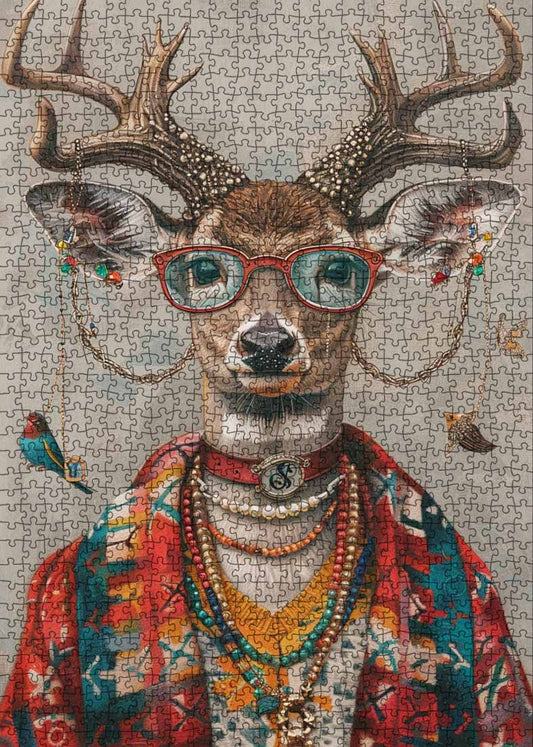 Stylish Deer Jigsaw Puzzle