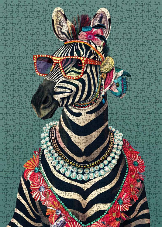 Fashionable Zebra Jigsaw Puzzle