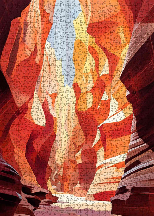 Antelope Canyon Light Jigsaw Puzzle