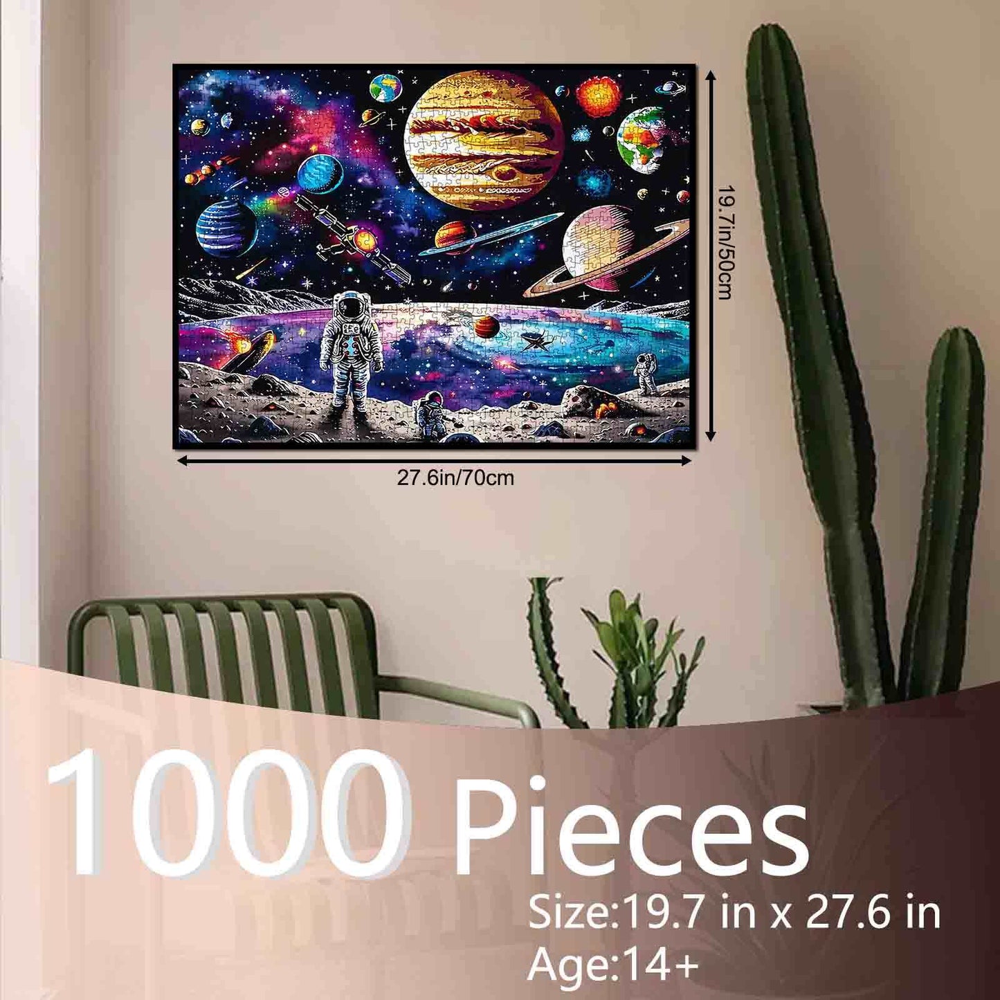 Astronaut Colorful DIY Stellar Craft Jigsaw Puzzle