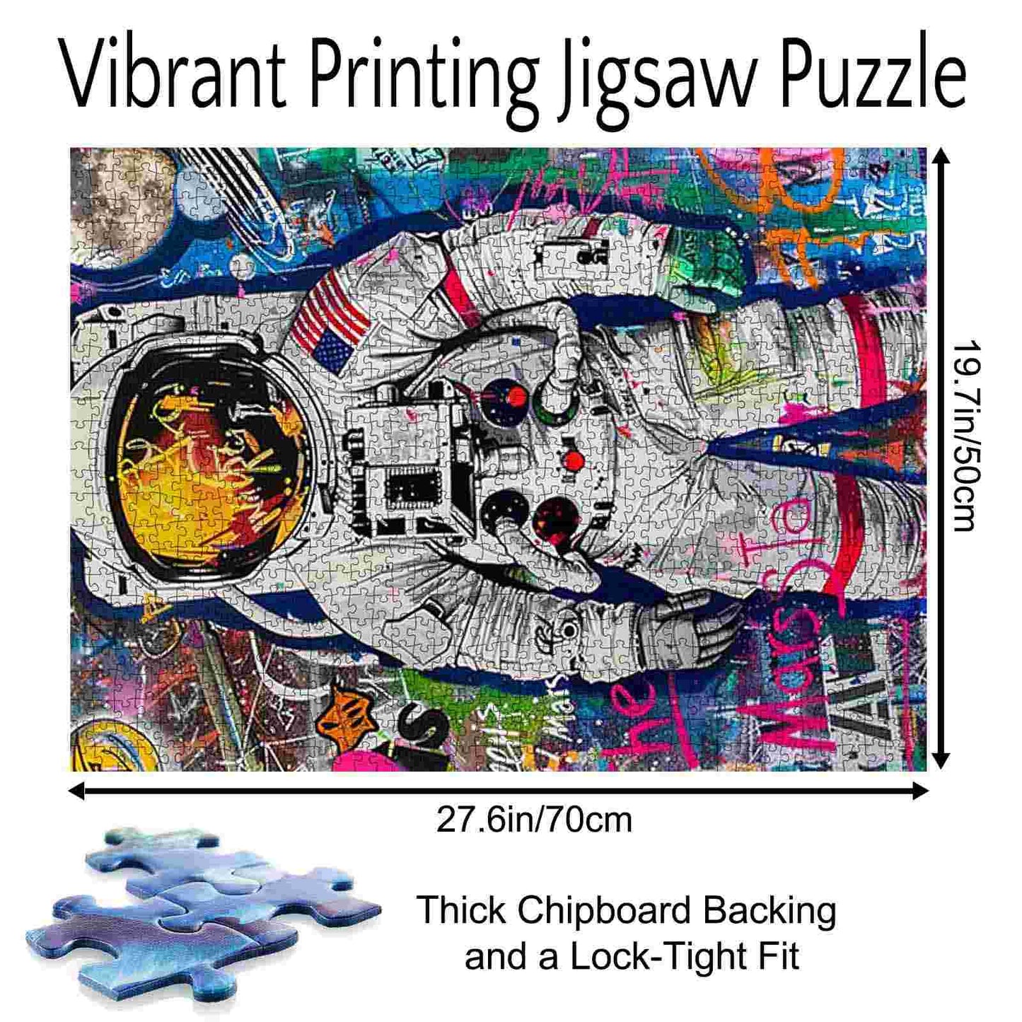Astronaut Graffiti Jigsaw Puzzle
