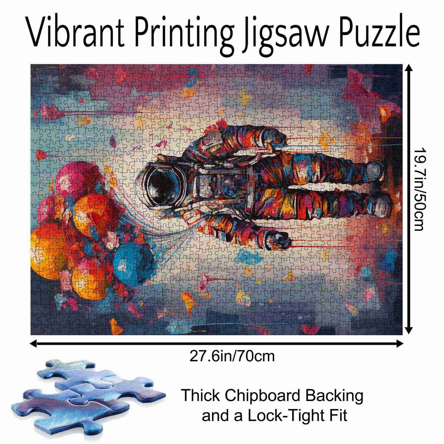 Astronaut with Balloons Jigsaw Puzzle