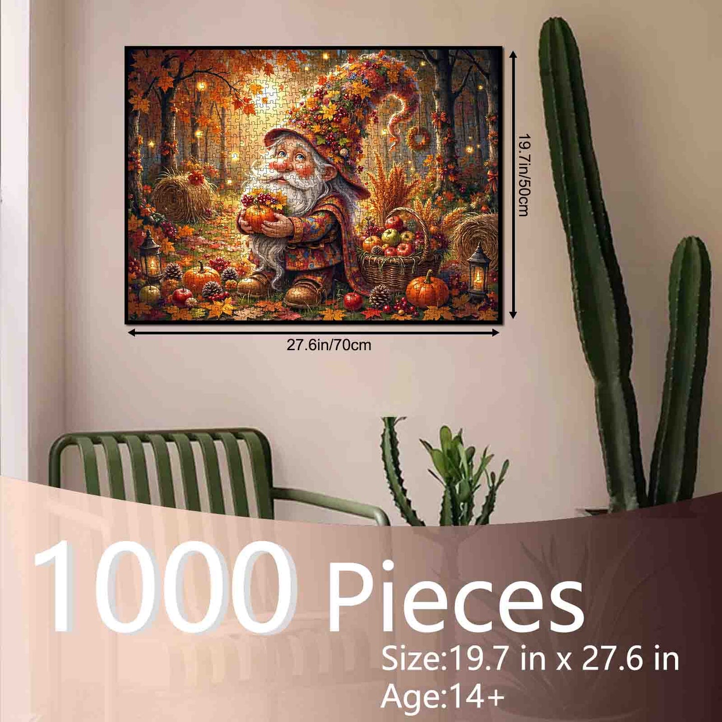 Autumn Forest Gnome Jigsaw Puzzle