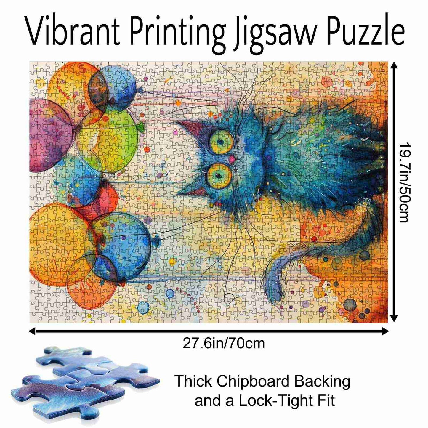 Balloon Cat Jigsaw Puzzle