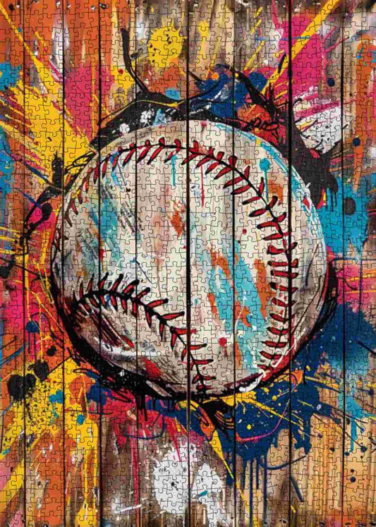Banksy Hardboard Baseball Jigsaw Puzzles