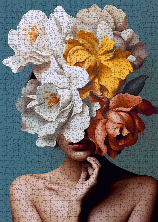 Blooming Elegance Beauty Jigsaw Puzzle