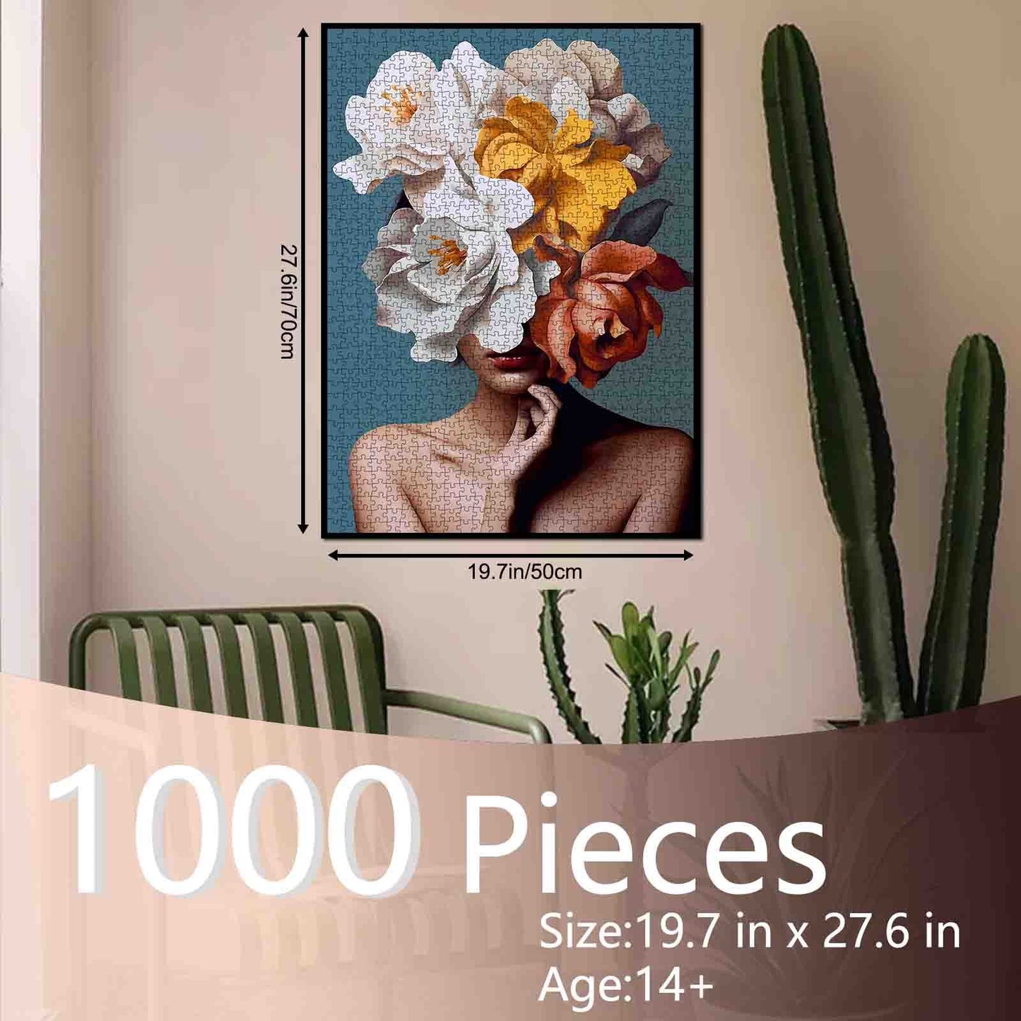Blooming Elegance Beauty Jigsaw Puzzle