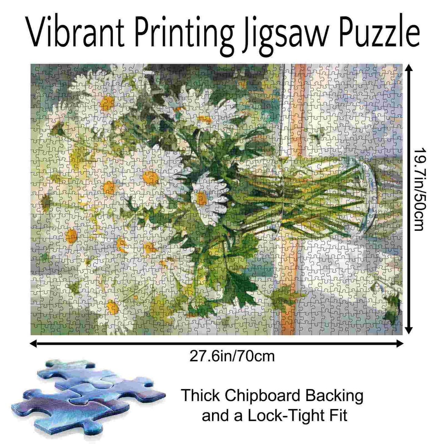 Bouquet of Daisies in Sunlight Jigsaw Puzzle