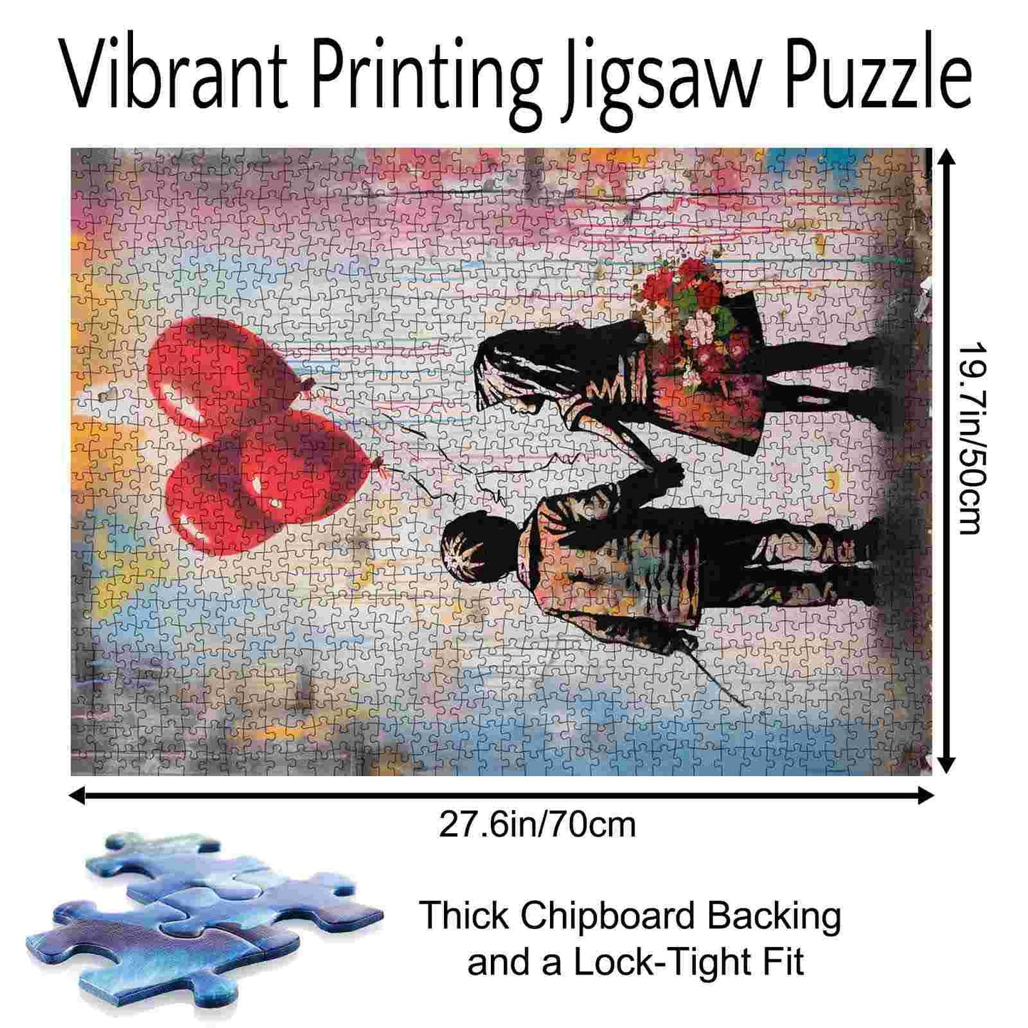 Boy and Girl Holding Hands Jigsaw Puzzles