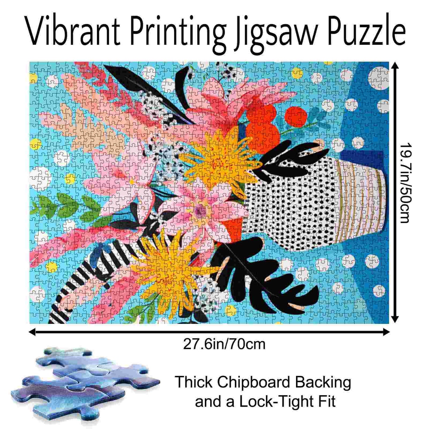 Bright Garden Blooms Jigsaw Puzzle