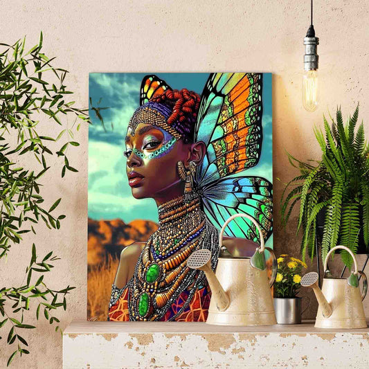 Butterfly Spirit Queen Paint by Numbers