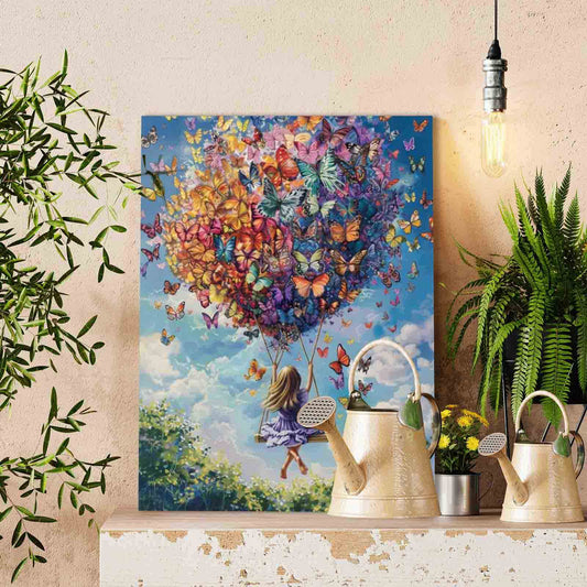 Butterfly Swing Dream Paint by Numbers