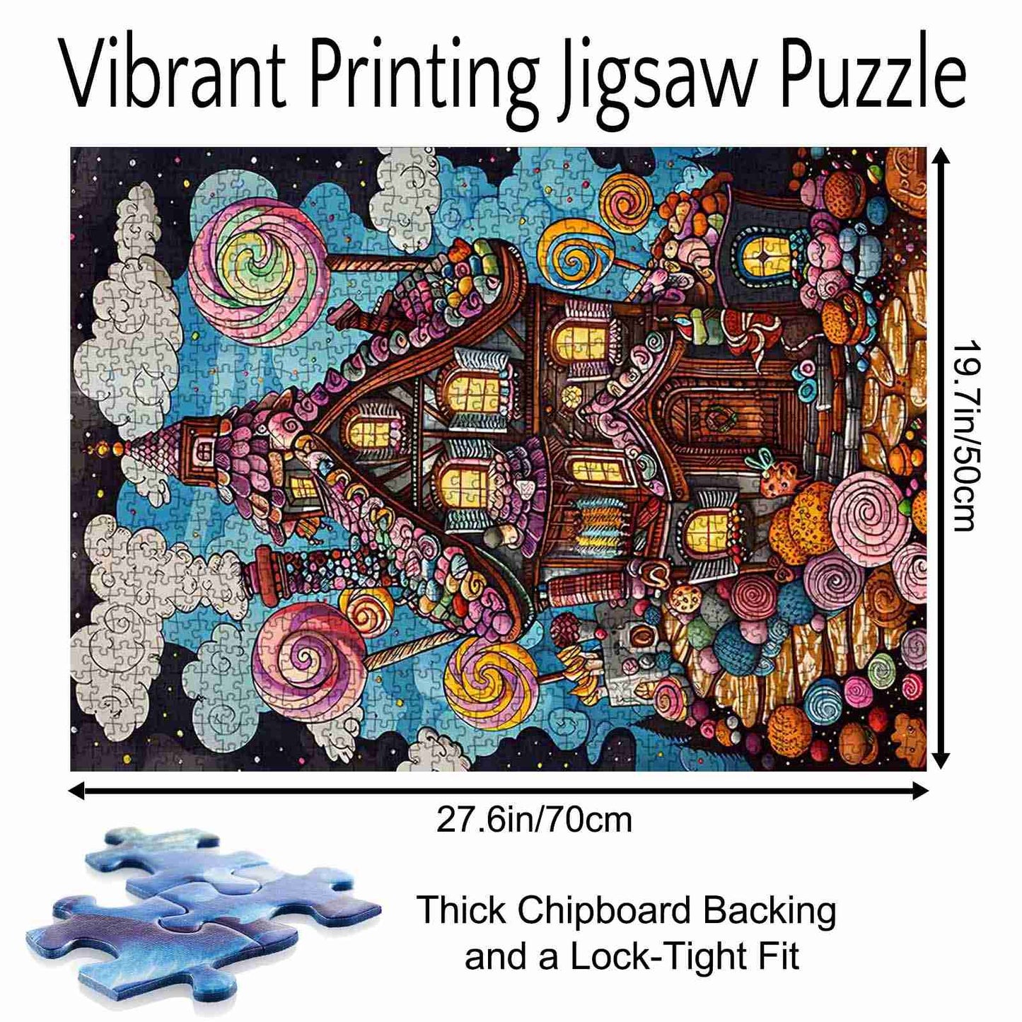 Candy Cottage Fantasy Jigsaw Puzzle