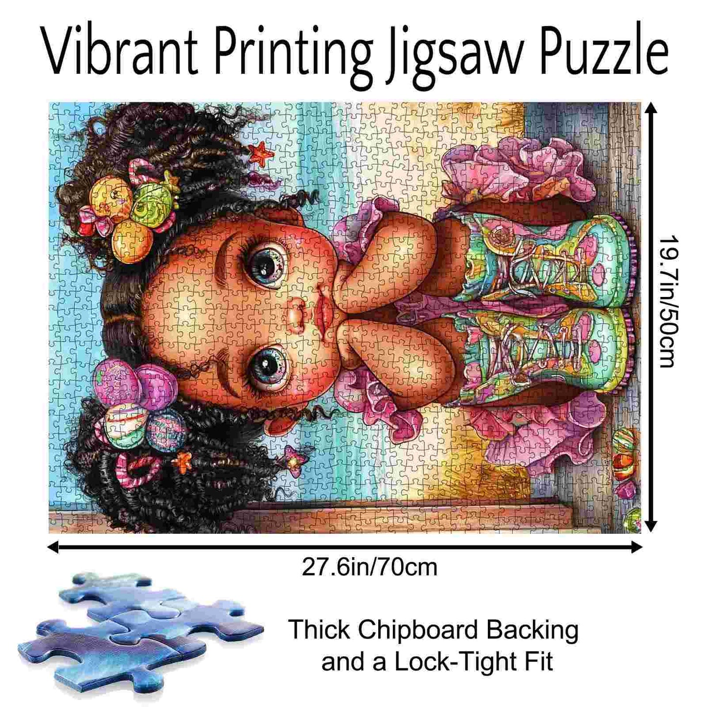 Candy Hair Girl Jigsaw Puzzle