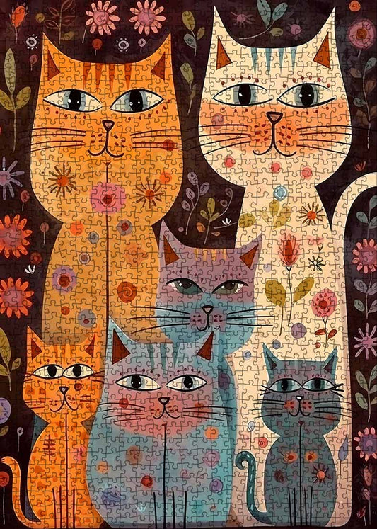Cats Family Jigsaw Puzzle