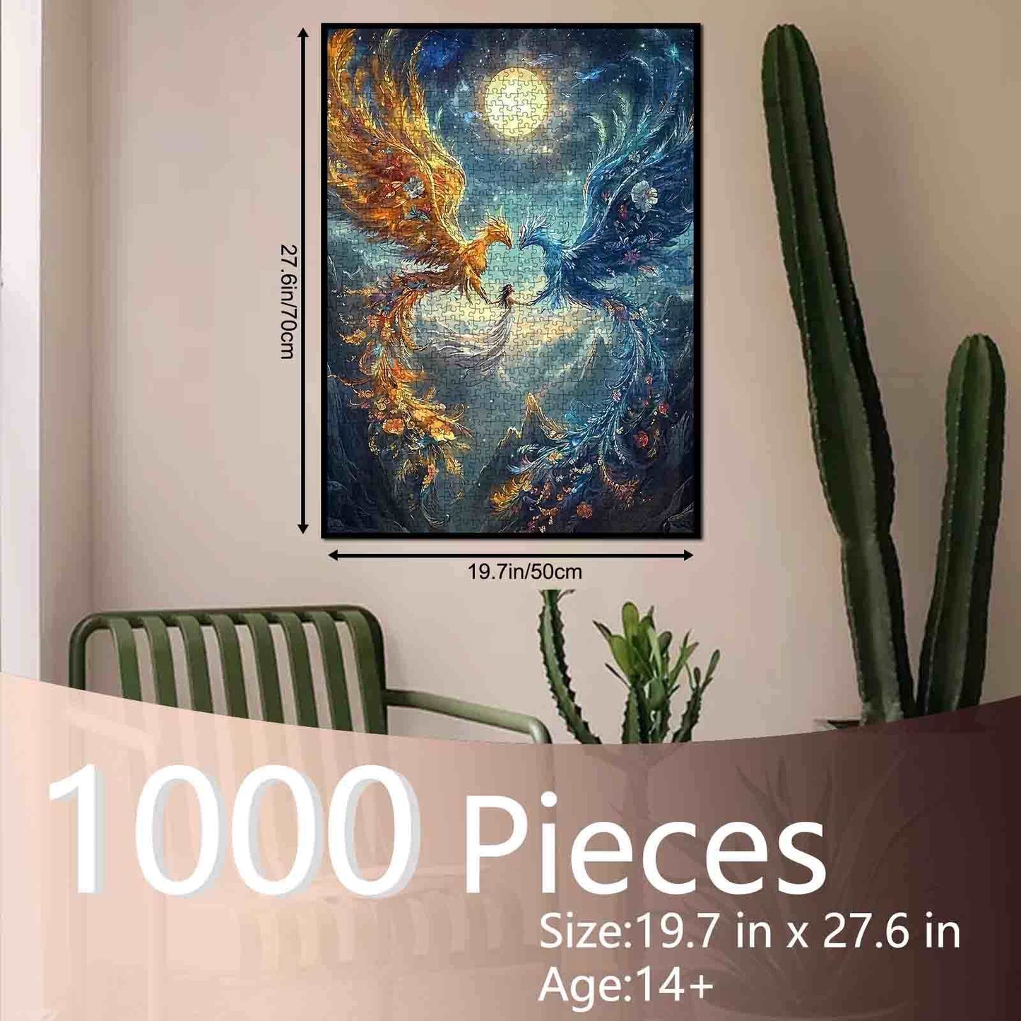 Celestial Phoenix Dance Jigsaw Puzzle