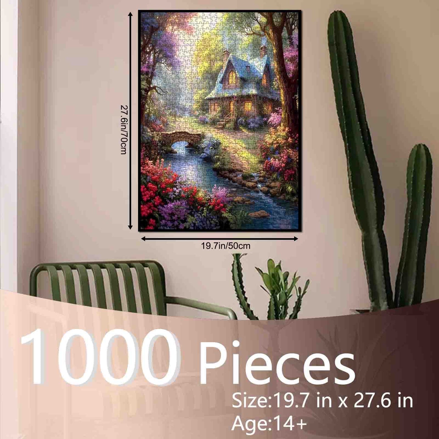 Charming Cottage Garden Jigsaw Puzzle