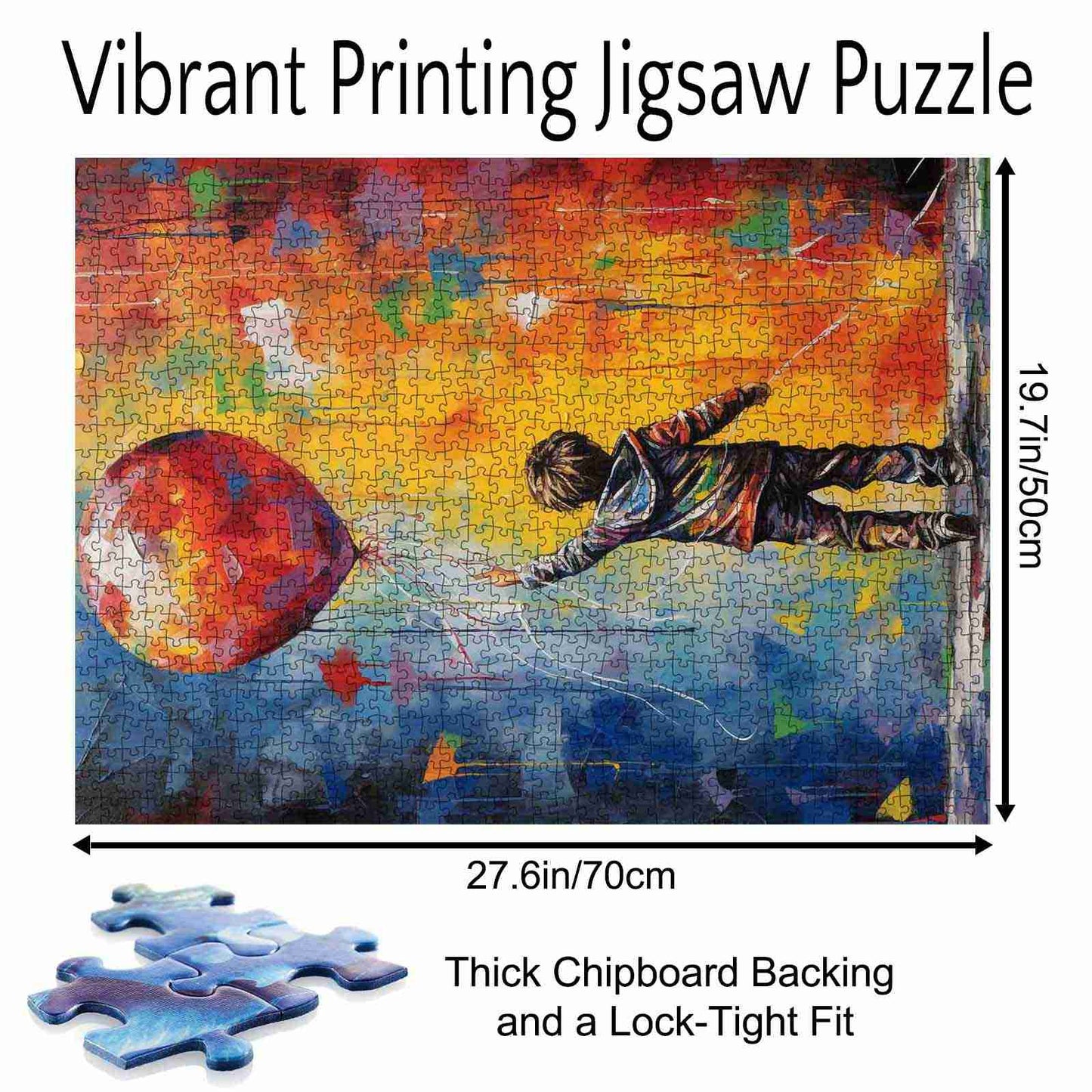 Child with Red Balloon Jigsaw Puzzle