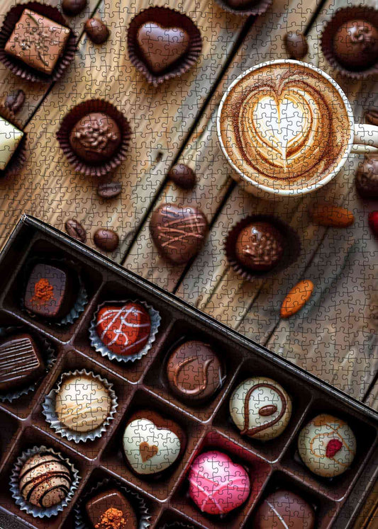 Chocolate and Coffee Delight Jigsaw Puzzle