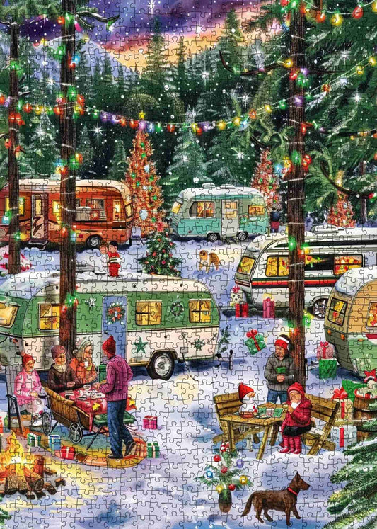 Christmas Camper Wonderland Jigsaw Puzzle