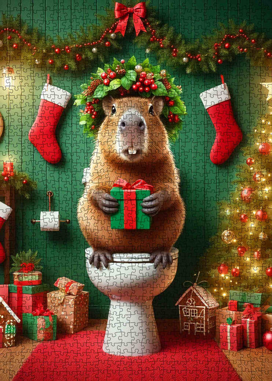 Christmas Gift Guardian Jigsaw Puzzle