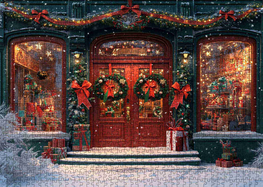 Christmas Toy Shop Window Jigsaw Puzzle