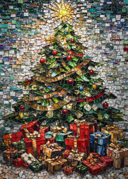 Christmas Tree with Gifts Jigsaw Puzzle