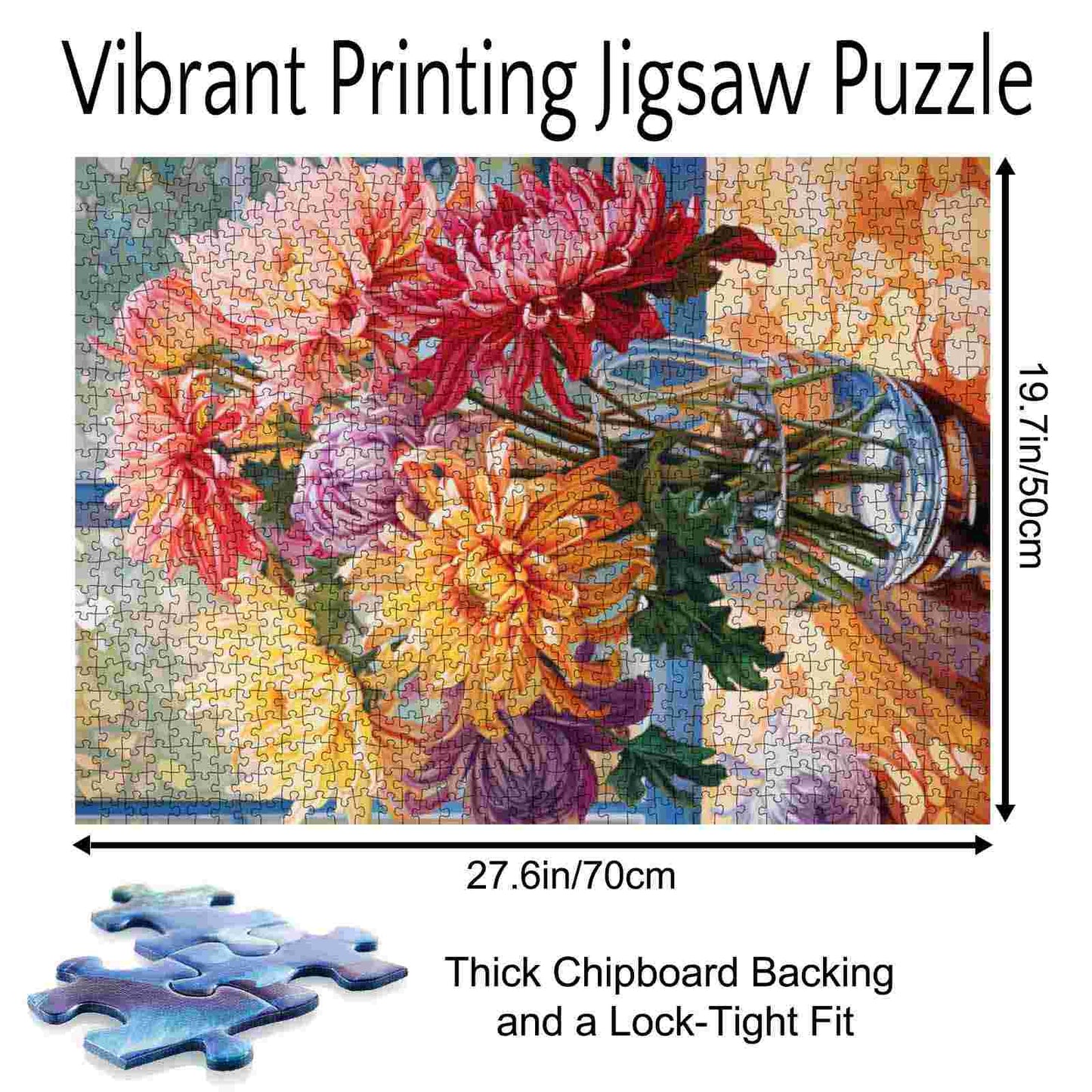 Chrysanthemum Radiance Jigsaw Puzzle