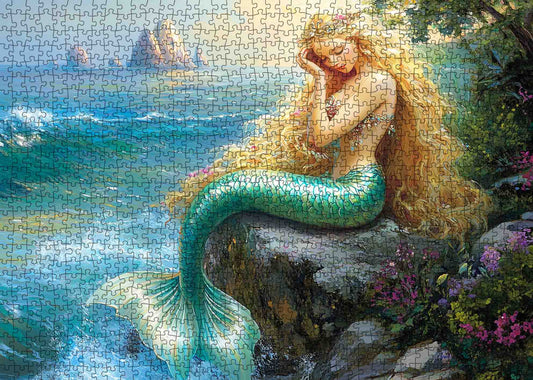Coastal Mermaid Dreams Jigsaw Puzzle