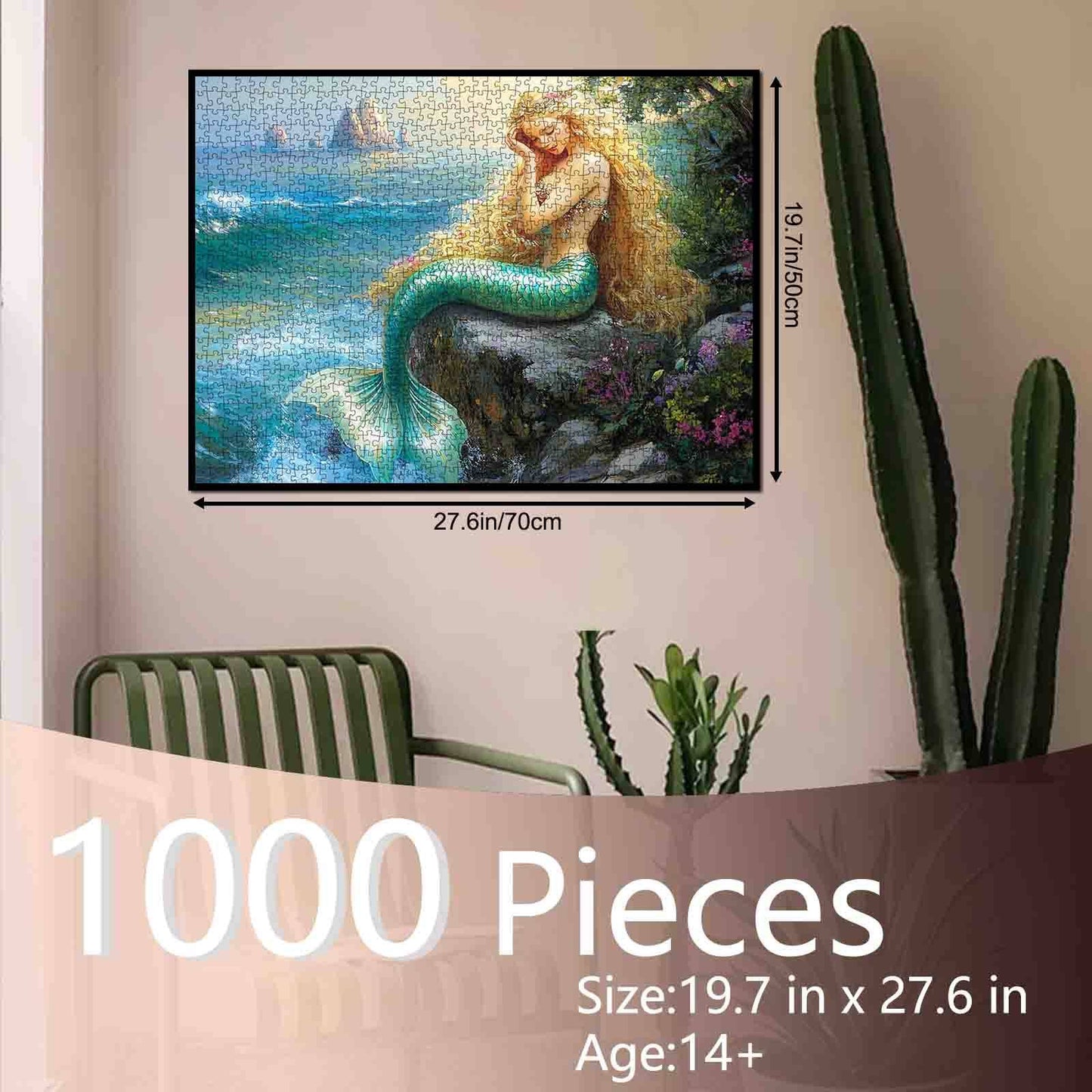 Coastal Mermaid Dreams Jigsaw Puzzle