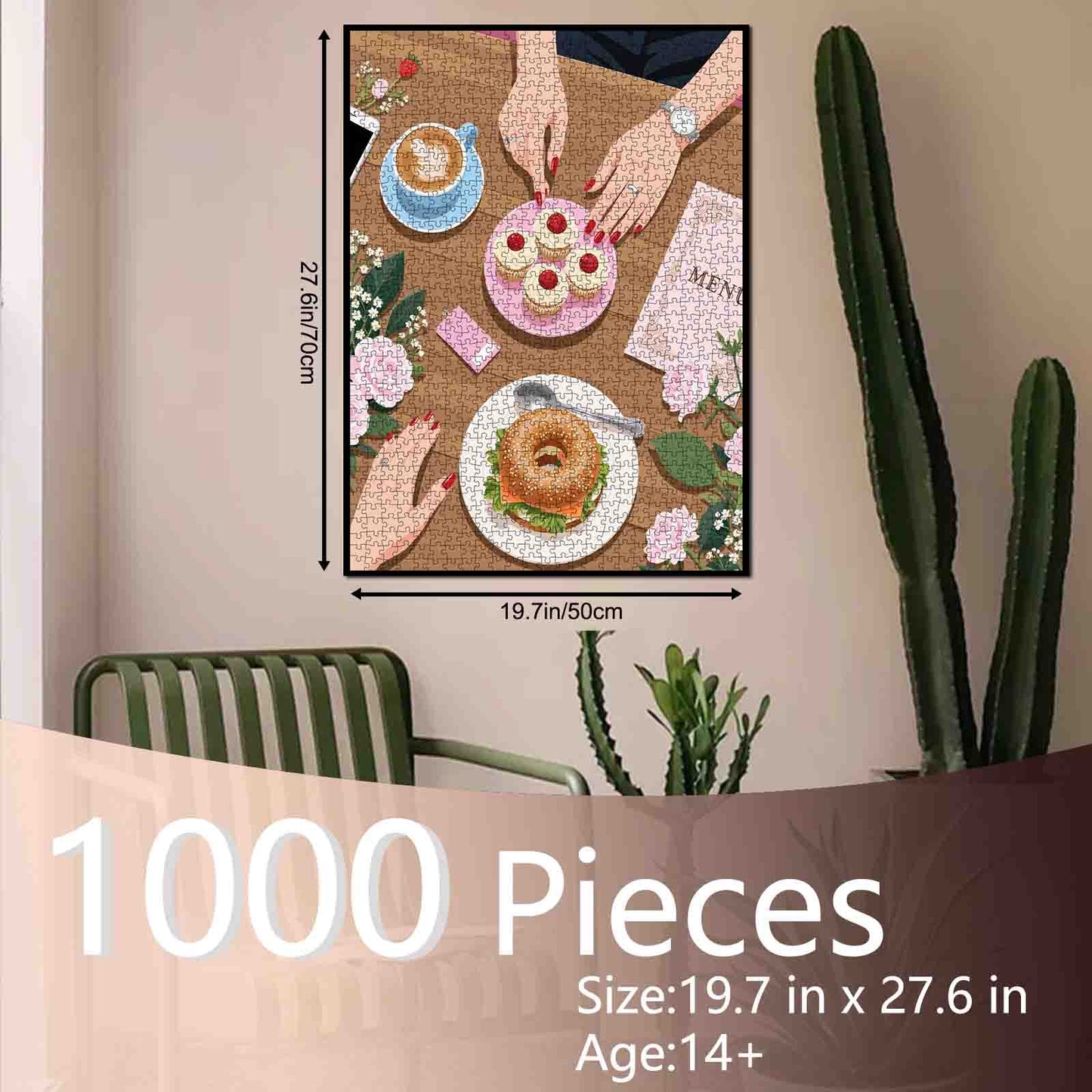 Coffee Date Delight Jigsaw Puzzle