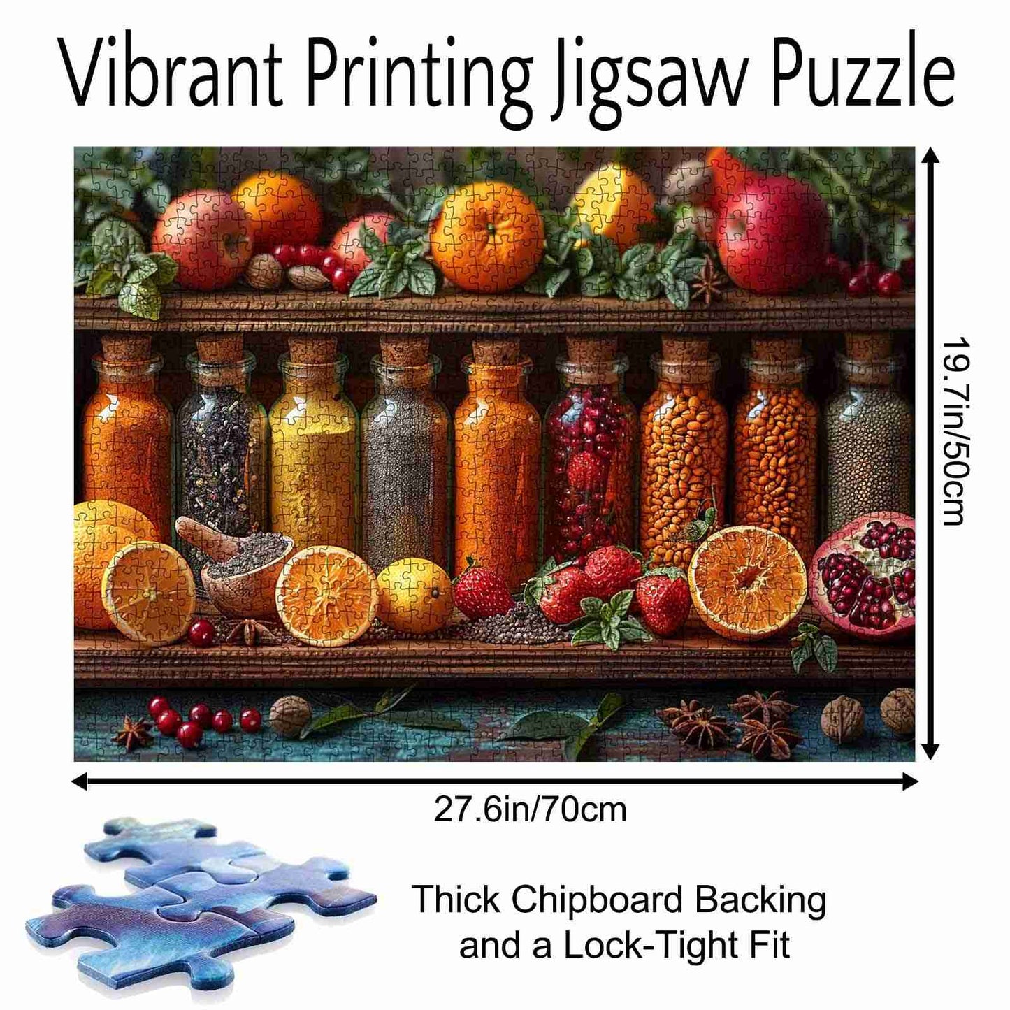 Colorful Bottled Spices Jigsaw Puzzle