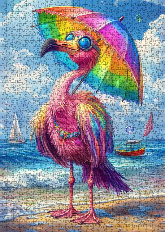 Colorful Flamingo Jigsaw Puzzle