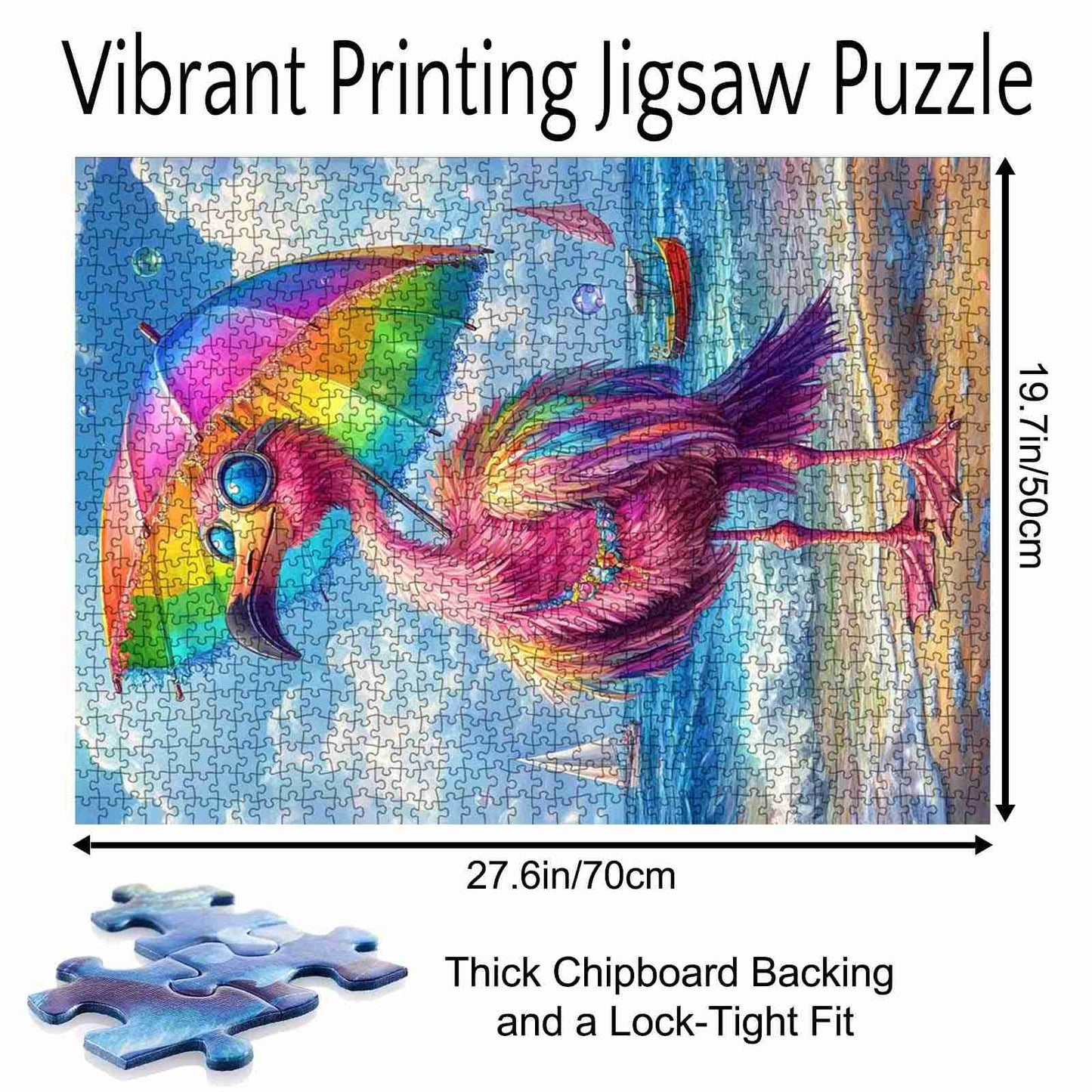 Colorful Flamingo Jigsaw Puzzle