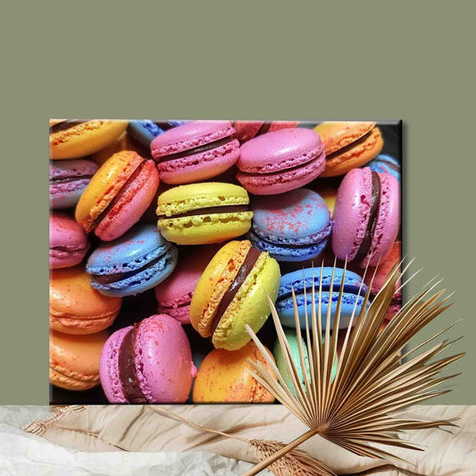 Colorful Macarons Delight paint by numbers