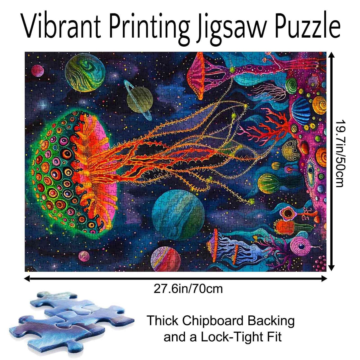 Cosmic Jellyfish Jigsaw Puzzle