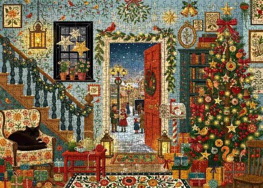Cozy Christmas Homecoming Jigsaw Puzzle