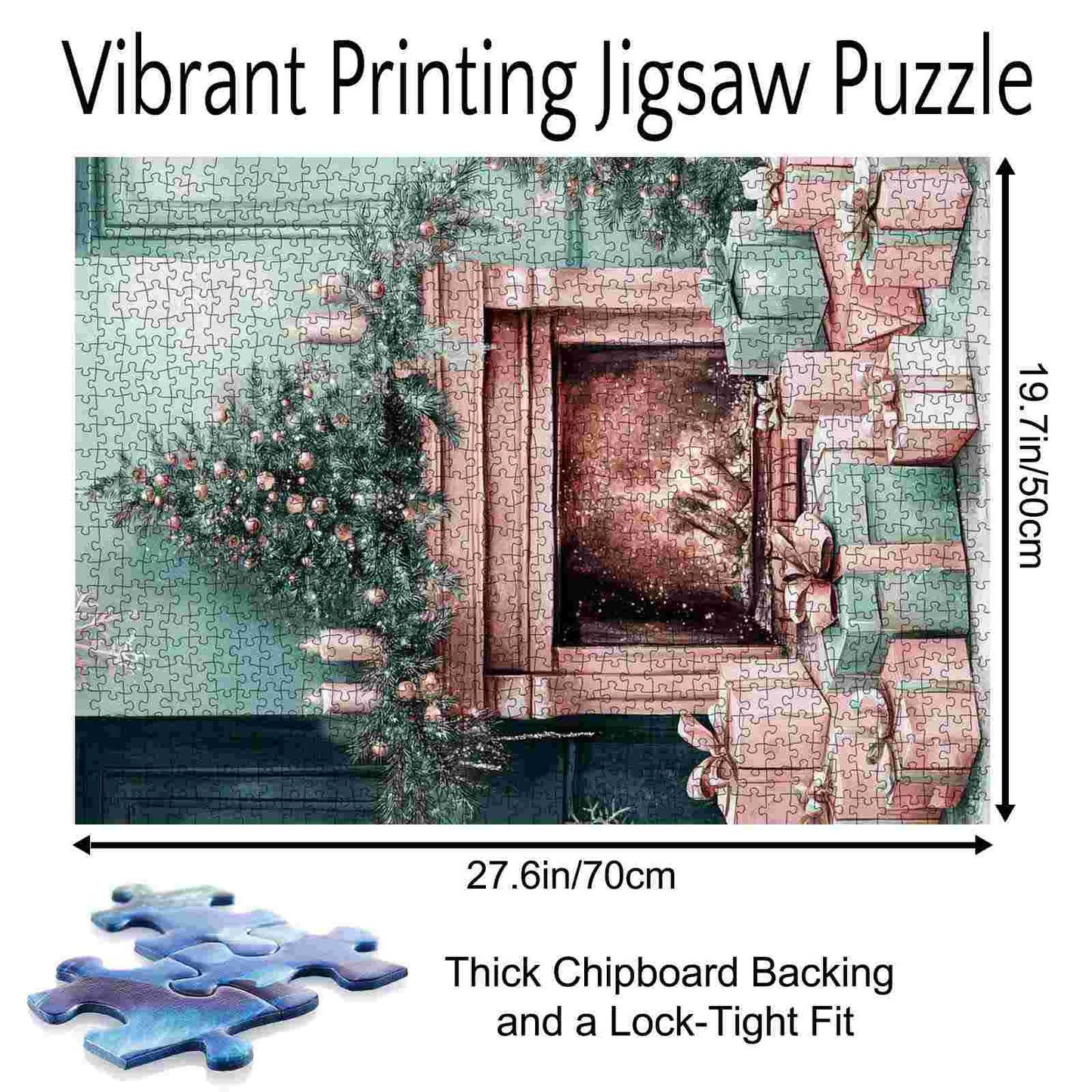 Cozy Fireplace Christmas Jigsaw Puzzle