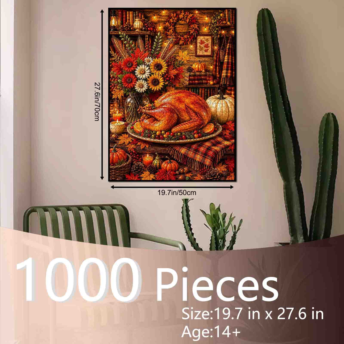 Cozy Thanksgiving Feast Jigsaw Puzzle