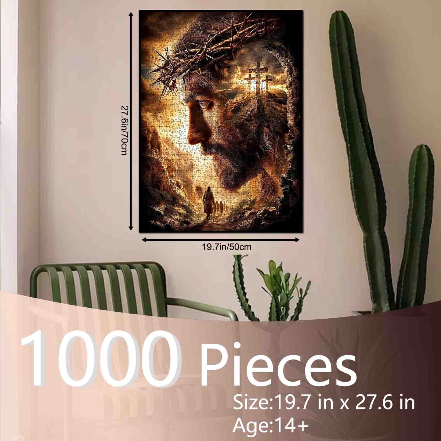 Crown of Thorns Path to Calvary Jigsaw Puzzle